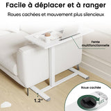 Table élévatrice pneumatique à roues cachées