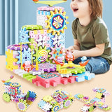 Jouets de rotation à engrenage en bloc