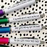 Stylos de bureau sarcastiques