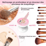 Machine électrique à nettoyer les pinceaux de maquillage