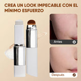 Base de maquillaje en barra 2 en 1 que cambia de color