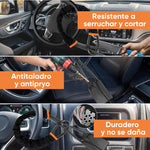 Bloqueo de Volante, Dispositivo Antirrobo Universal para Coche con 2 Llaves