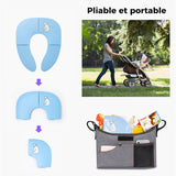 Housse de siège pour toilette portable et pliable pour bébé