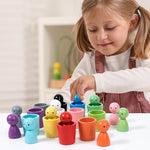 Gobelets de tri par couleur