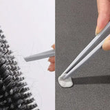 Brosse à long manche pour les espaces étroits de la salle de bain
