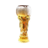 Verre à bière style trophée de football