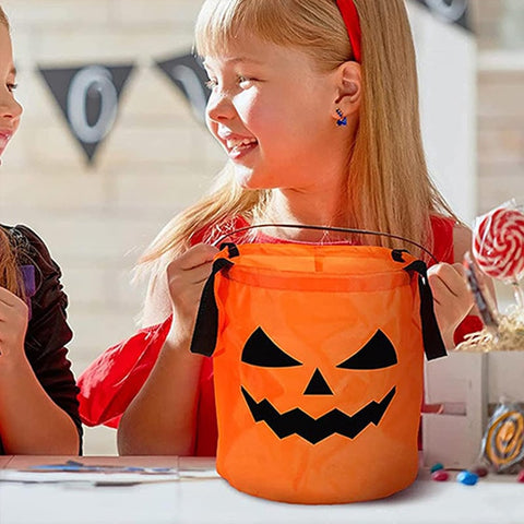 Bolsa de caramelos con calabaza luminosa personalizada