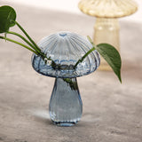 Vase à bourgeons champignon en verre fait main