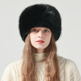 Chapeau melon en fourrure