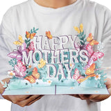 Carte pop-up 3D papillons pour la fête des mères