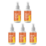 Spray de soin cutané pour chien contre puces et tiques