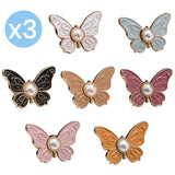 Boucle de taille papillon perle