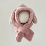 Bonnet avec écharpe intégré pour bébé