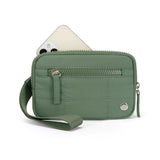 Pochette plate matelassée avec bracelet