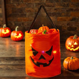 Bolsa de caramelos con calabaza luminosa personalizada