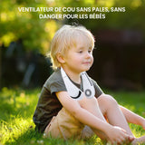 Ventilateur de cou sans pales portable rechargeable