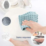 Chiffon de nettoyage gaufré