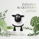 Support de papier toilette en forme de mouton