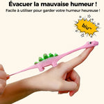 Jouets de doigt de dinosaure de fronde(10 pièces, couleurs aléatoires)