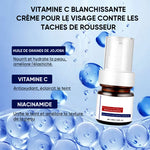 Crème visage anti-taches de rousseur à la vitamine C