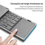 Clavier sans fil Bluetooth avec pavé tactile