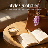 Porte-clés pendentif raisin