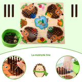 Jouets d'apprentissage du comptage du hérisson