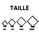 Cadre flottant 3D noir (10 PCS)