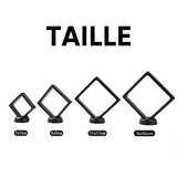 Cadre flottant 3D noir (10 PCS)