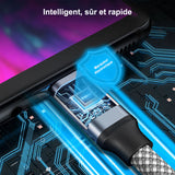 Ligne de charge rapide à absorbeur magnétique