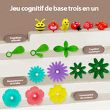 Jouets de construction du jardin de fleurs