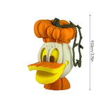 Décoration d'Halloween avec citrouilles magiques