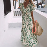 Robe imprimée à manches courtes✨