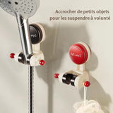 Support de douche à ventouse réglable