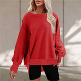 Pull oversize avec poches pour femmes