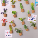 Mini Plante Décoratif Polyvalent de Voiture et Frigo
