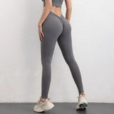 Leggins de gymnastique à dos en V