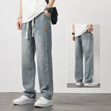Jean droit ample pour homme