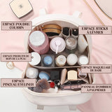 Sac à cosmétiques en forme de coquille multicouche