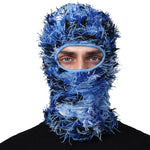 Masque en tricot farfelu