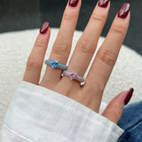 Bague diamantée Love