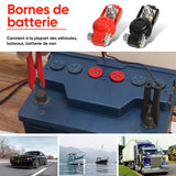 Connecteur de batterie à manchon avec capuchon en plastique de sécurité