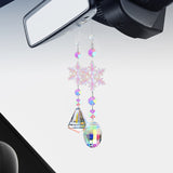 Pendentif en cristal flocon de neige