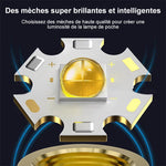 Lampe de poche rechargeable multifonctionnelle à longue distance