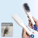 Peigne de massage antistatique autonettoyant