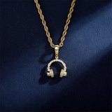 Collier à pendentif d'écouteurs