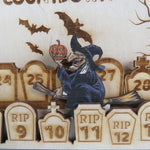 Calendrier du compte à rebours d'Halloween