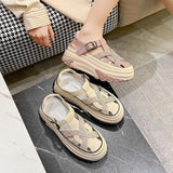 Sandales plateforme strass creux femme