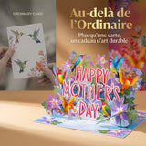 Carte pop-up 3D papillons pour la fête des mères