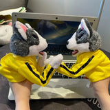Poupée en peluche avec gants Husky
